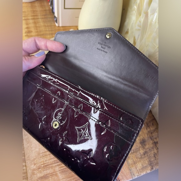 LV Louis Vuitton Vernis Portefeuille Sarah Long Wallet - Picture 8 of 14